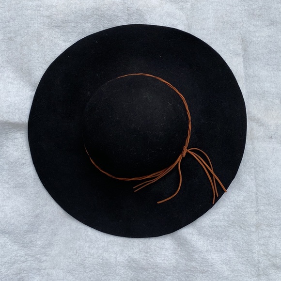 D&Y Black Wool Felt Hat Unisex OSFA - Picture 3 of 6